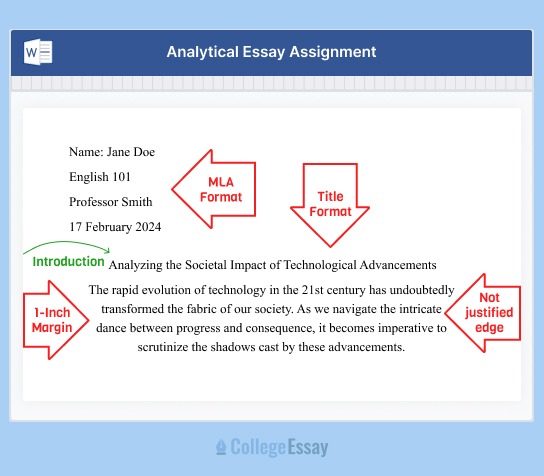 analytical essay example