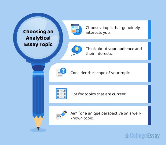 analytical essay topics